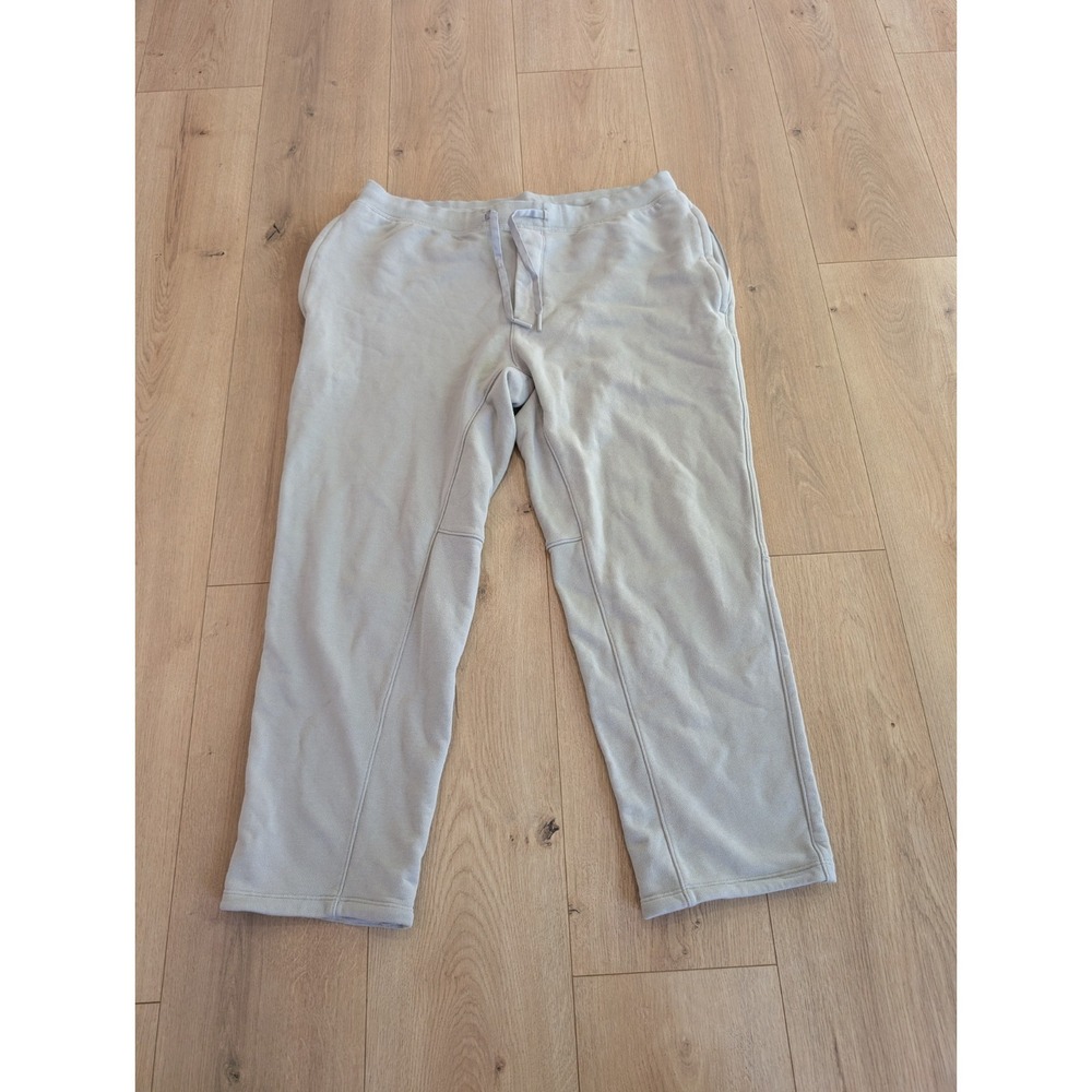 Lululemon Jogger Relaxed-Fit French Terry Pants Mens XL Seal Grey Sweatpants 26"